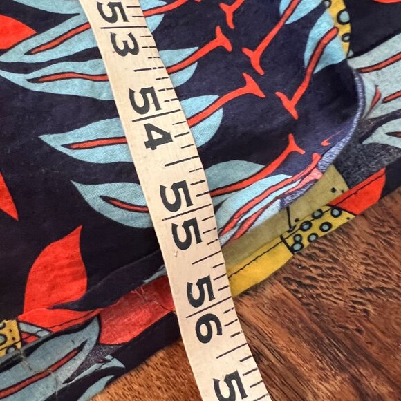 Cabi V-Neck Maxi Dress With Tropical Boho Print & Self-Tie Waist S - Picture 8 of 9